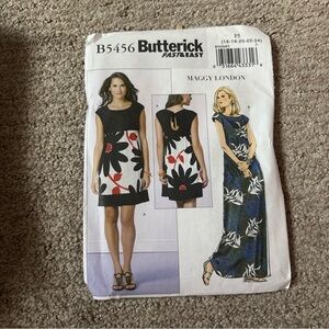 Butterick Fast and Easy 2010 Sewing Pattern Misses’ Dresses-  B5456 Sizes 16-24
